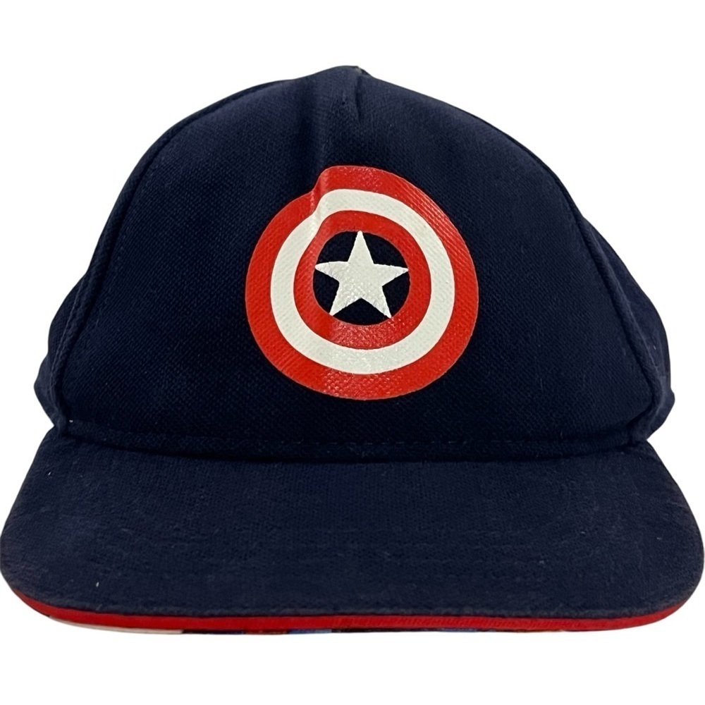 Marvel's Captain America Youth Adjustable Costume Hat - Navy and Red